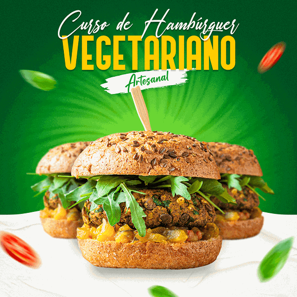 Curso de Hambúrguer Artesanal Vegetariano